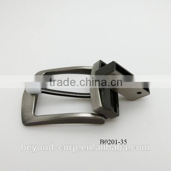 Custom reversible double-faced pins buckle screw fixed belt buckle made in china
