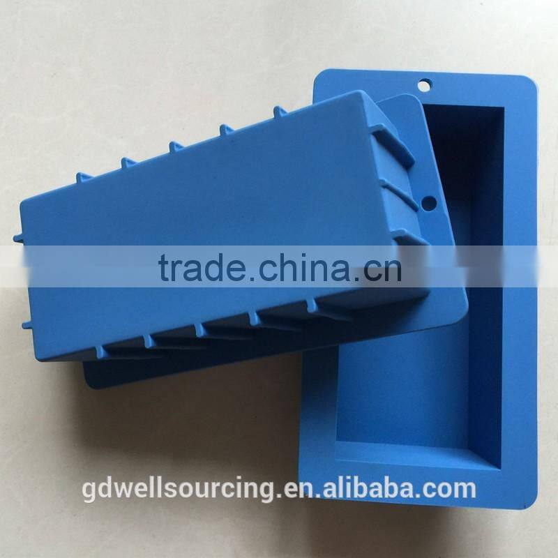 Rectangular Silicone Soap Mold Homemade 1000ml Soap Produce Soap DIY Soap Making Mould square Silicone Toast french Bread Pan