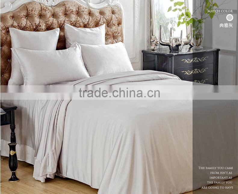 4pcs Classic Silk Bedding Sets Queen and King Size