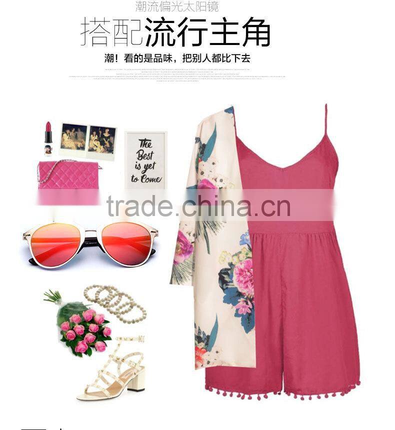 Latest personality fashion sunglasses, dazzle colour sun glasses for women