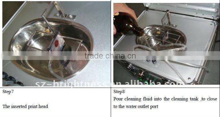 Xaar 1001 / 1002 printhead cleaning machine with ceramic ink