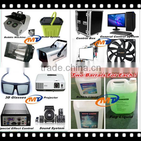 fantastic 5D cinema including the outside cabin/box/amazing high technology blue 5d cinema