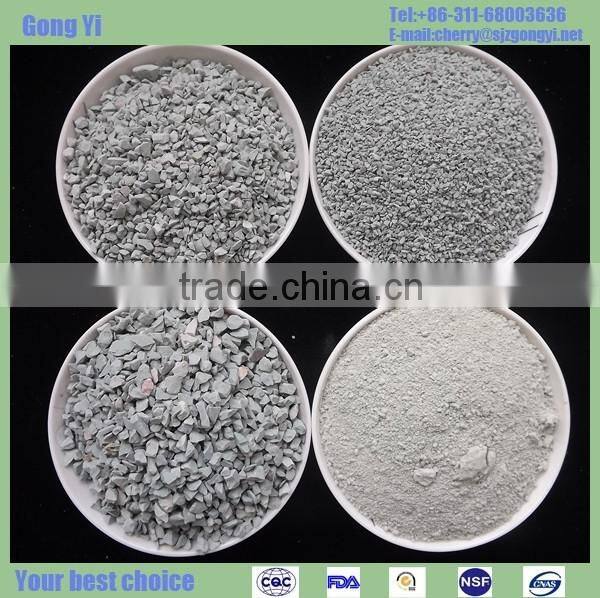 actived natural mordenite feather zeolite for soil improvement PH zeolite green as filter materialfor waste water treatment