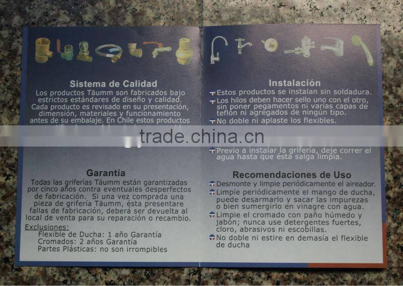 High quality full color pocket brochure flyer / leaflet printing