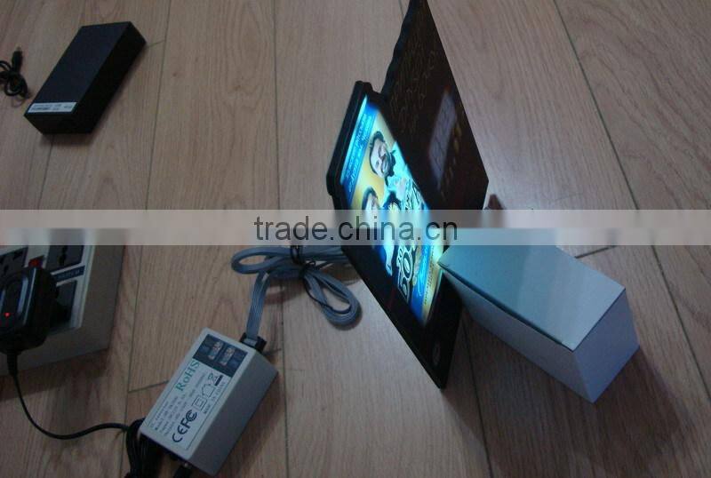 Hot sale excellent quality EL poster / EL Flash poster / EL advertisment poster