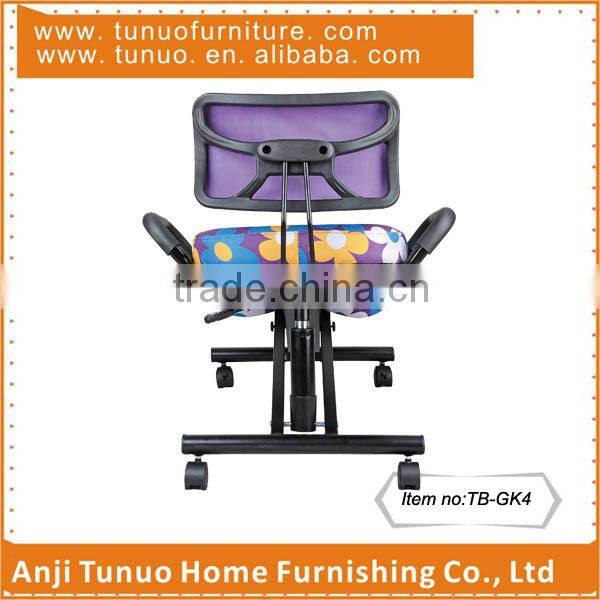 Iron kneeling for student,Water poof Oxford cover,With back&arms&castors,TB-GK4