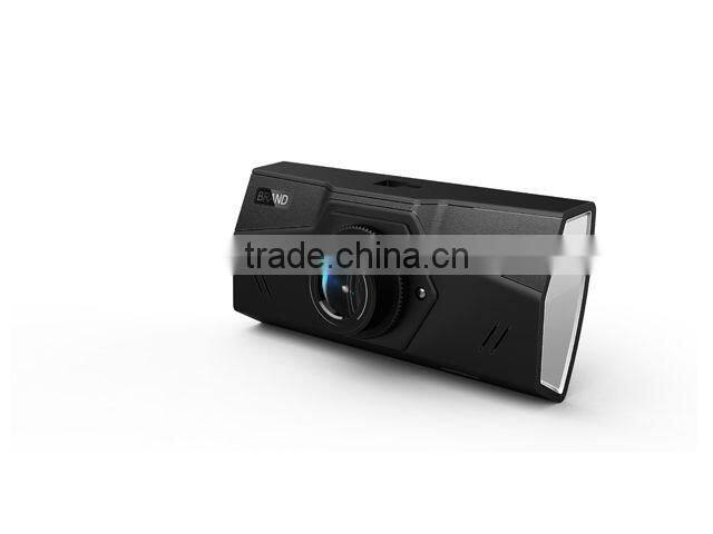 1080P/25fps Full HD Dual Camera Car DVR with 120 Degree Wide