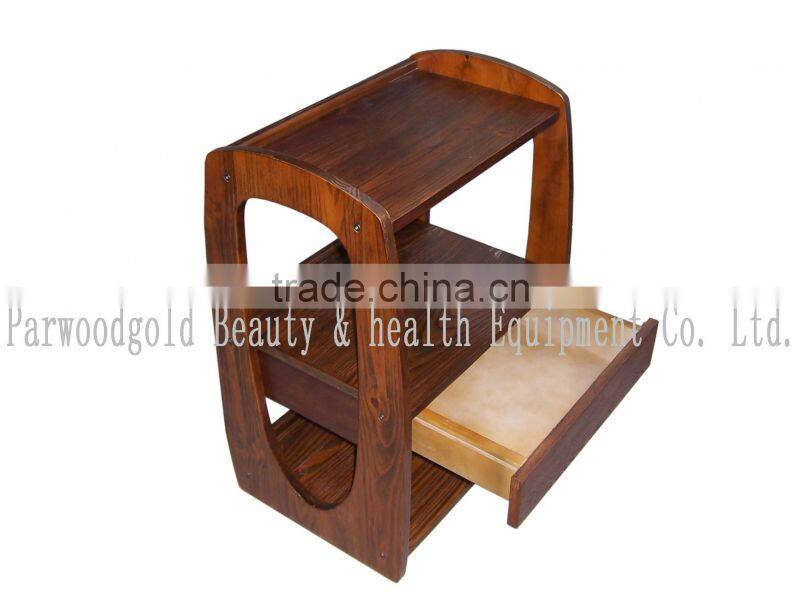 2016 Christmas Hot Sale Wooden Mobile Beauty Trolley