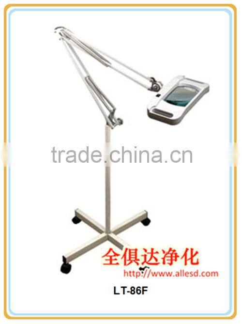Cleanroom 10x Floor-Stand Magnifying Lamp