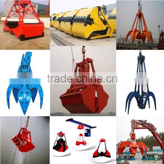 Hydraulic excavator grab bucket