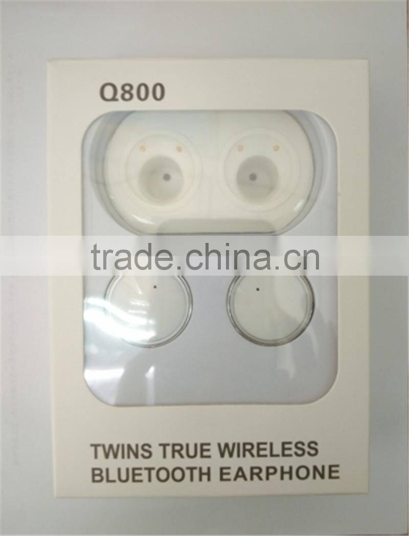 Multi twins true/double Bluetooth wireless earphone, CE/RoHS/FCC proof