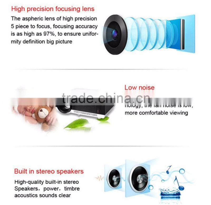 Full HD LED86+ LCD Projector 3D 160W 2800lumens LED Home Theater Projector
