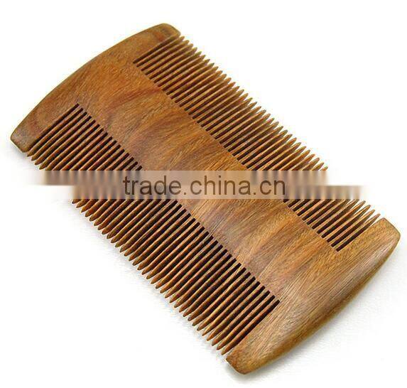 healthy moustache comb,natural wood beard comb FS0072