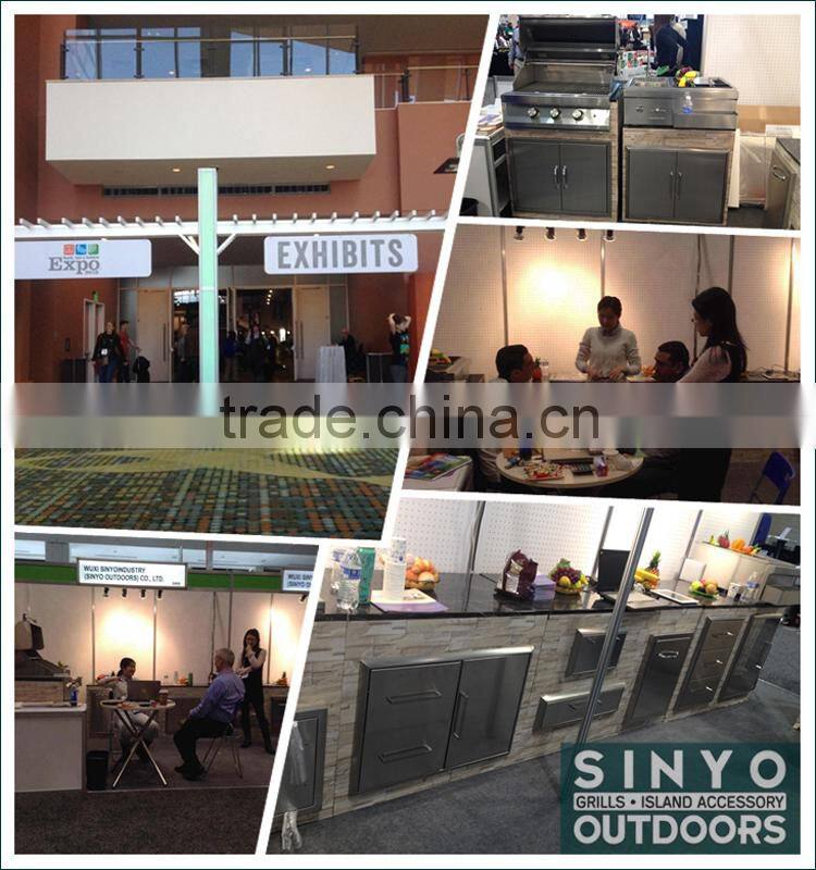 High Quality Stainless Outdoor Grill Island Single Door Horizontal