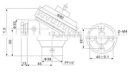 thermocouple terminal head