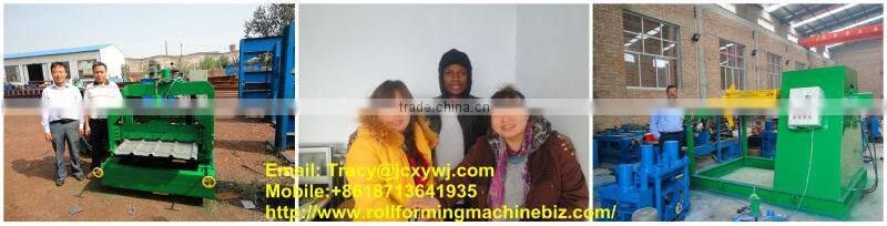 JCX-hydraulic cutter roofing panle roll forming machinery