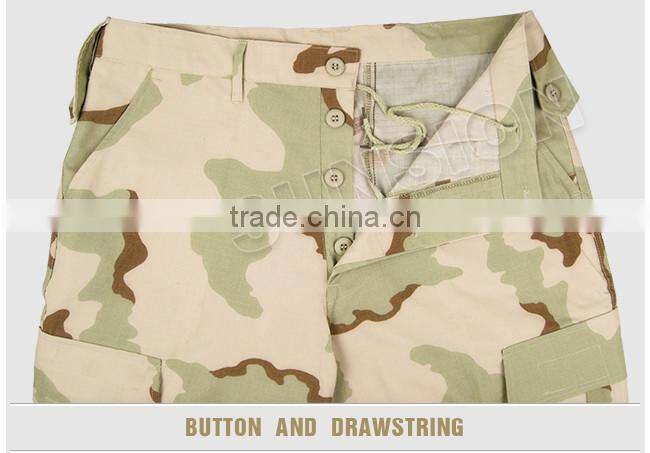 BDU Military Camouflage uniform comfortable and durable