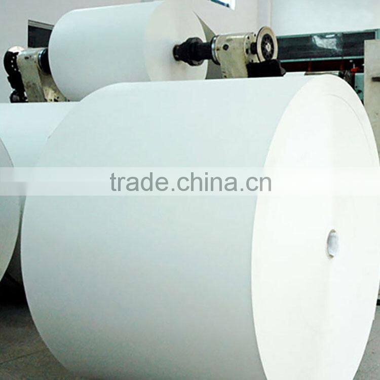 100% virgin wood pulp rolling c2s coated art paper for wholesale
