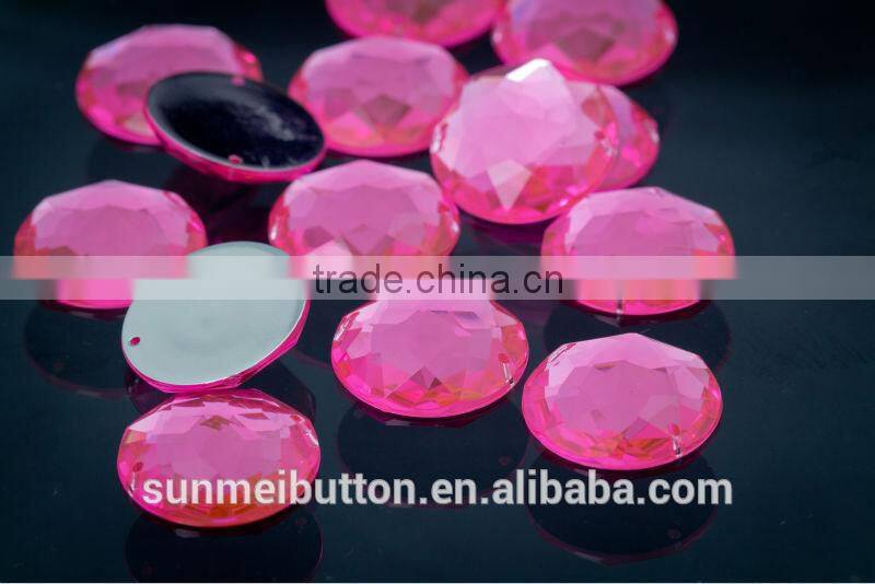 Flat back Crystal Rivoli Acrylic Rhinestone