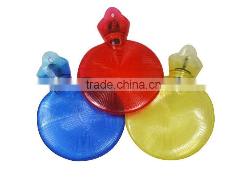 rectangular transparent pvc hot water bottle