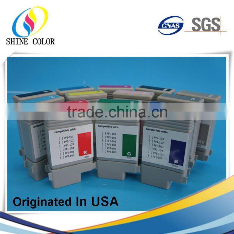 130ml compatible ink tank cartridges for Canon PFI-101, PFI-102, PFI-103, PFI-105, PFI-106