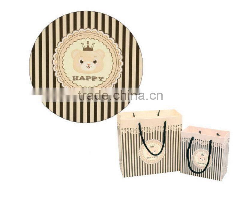 Quality unique luxury printed paper gift packaging bag