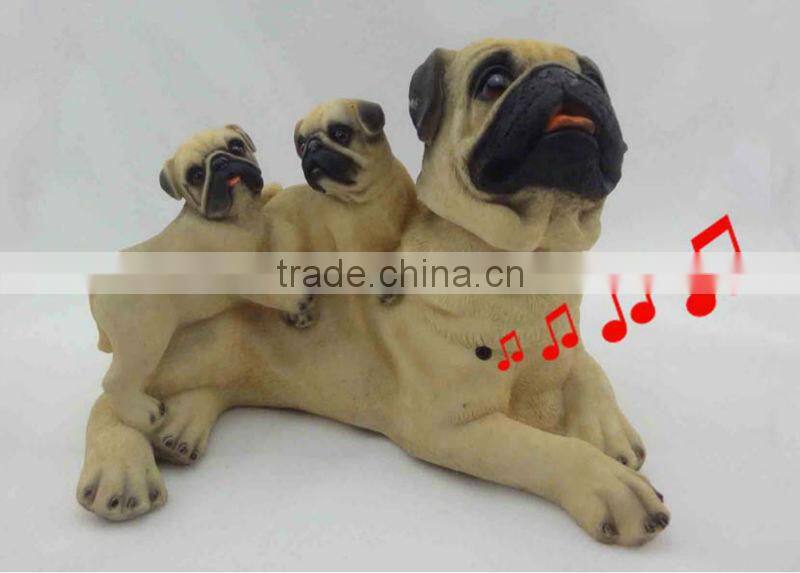 polyresin shake head figurine music toy