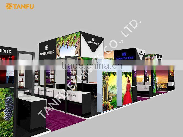 China Trade Show Booth made by Reusable Material
