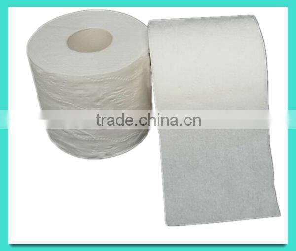 virgin wood pulp toilet tissue paper roll