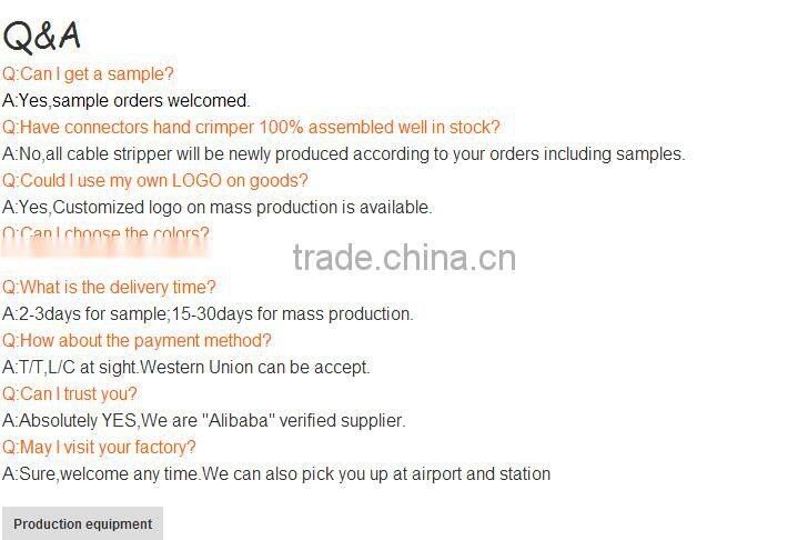 A-056TW hand tool plier for crimping twin wire-end ferrules,flat nose plier LSD