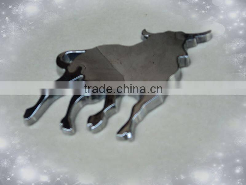 Custom 3D Chrome plastic badge