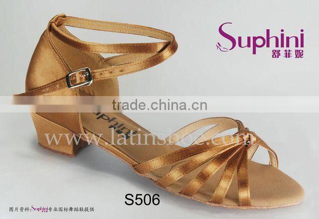 Safety Pure Hand made Child Dance Latin Shoes Kids