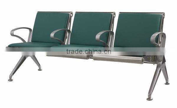 Four Seats 201 stainless steel airport link chair