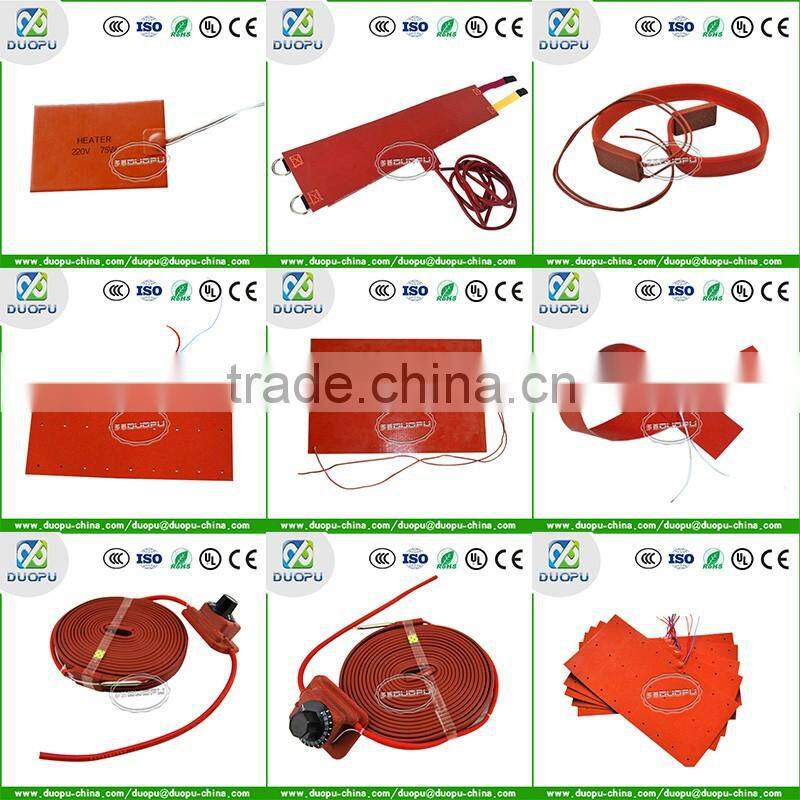 Silicone rubber heating pad for tyre heating duopu