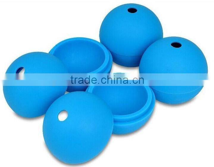 Stone Cask Ice Rounds - Silicon Ice Mould Makes 2 Large 2.5" Ice Balls - Slow Melting Ice Ball