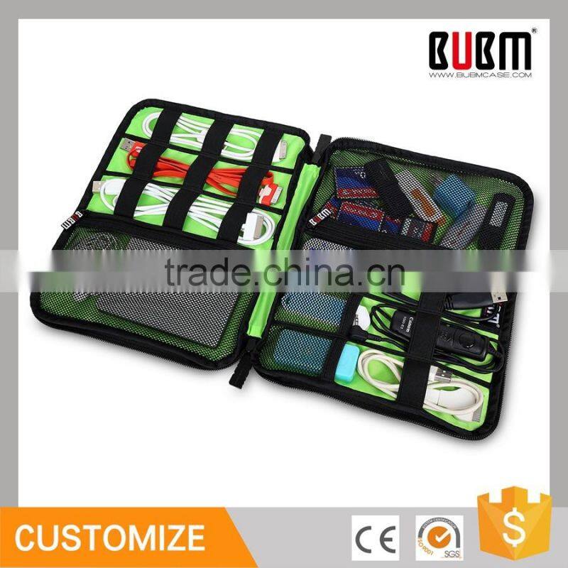 BUBM hot selling new style digital organizer storage bag nylon foldable lightweight storage box for electronic accessories