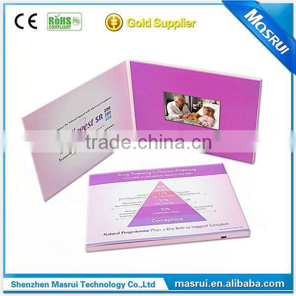 4.3" TFT video greeting card module/video module/video display card module/video card module