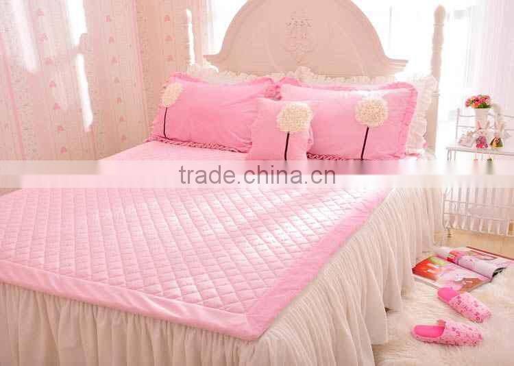 Colored Queen Size Pillow Top Mattress Pads Toppers
