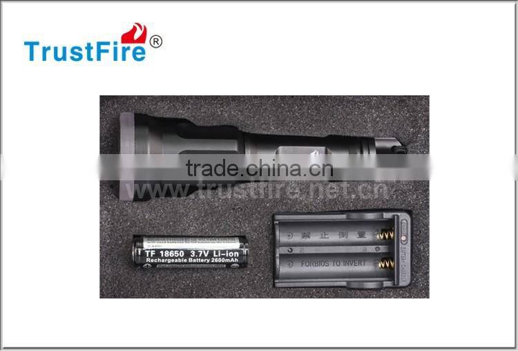 Trustfire classical led diving flashlight high power led torch 100M IPX8 TrustFire DF006 waterproof flashlights