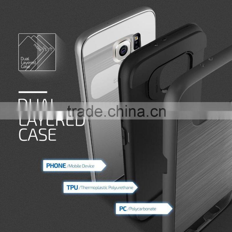 hot selling colorful 2 in 1 siries for samsung galaxy s6 cover case