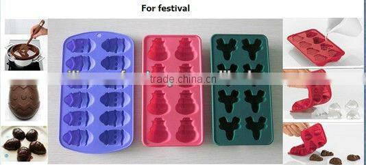 promotion various lovely silicone molds for chocolate