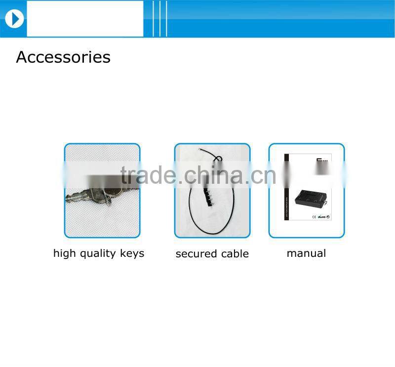 portable car safe with security cable/ pistol safe