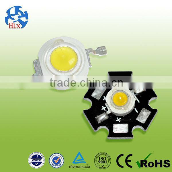 100-230lm/w Epister/Bridgelux 1w white high power led with heatsink&3w high power led diode for street light or grow light