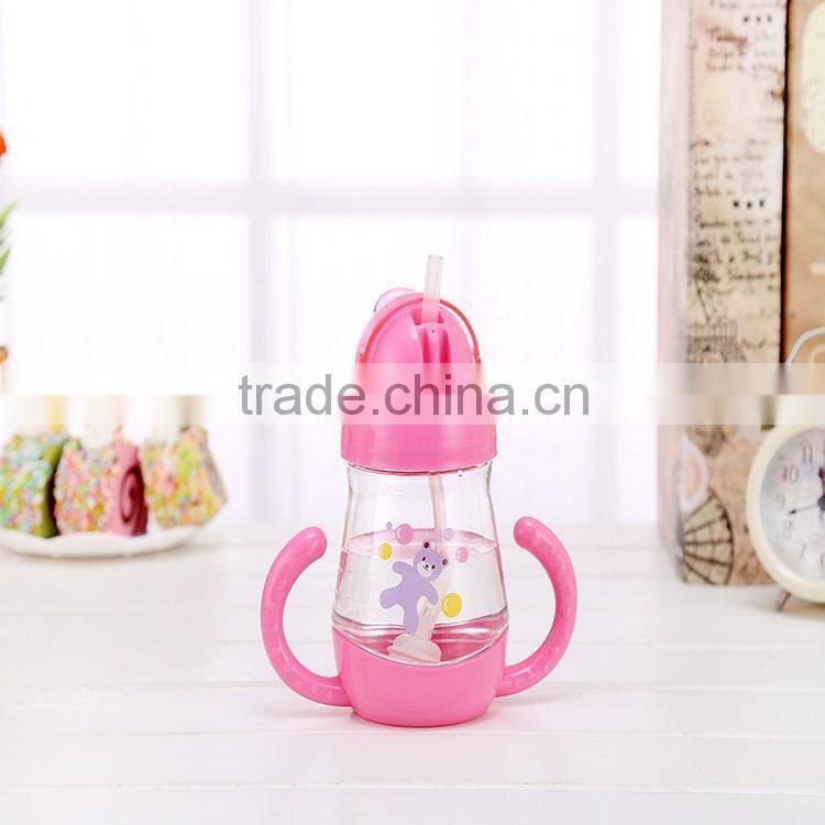 fashionable new design cartoon plastic water bottle for children