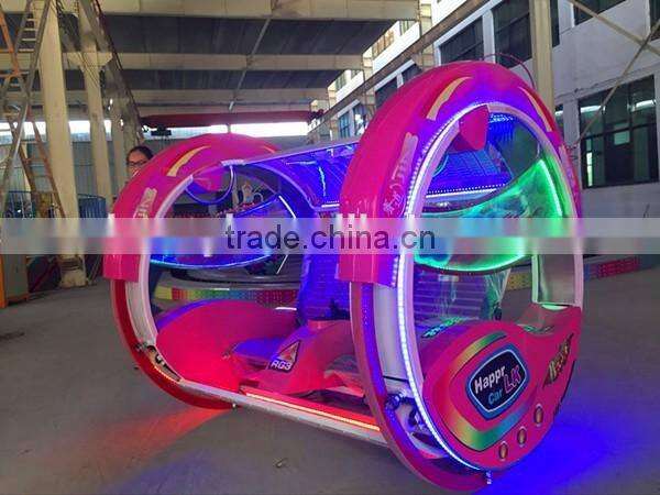 Outdoor amusement equipment luxury car electric happy le bar car for adults