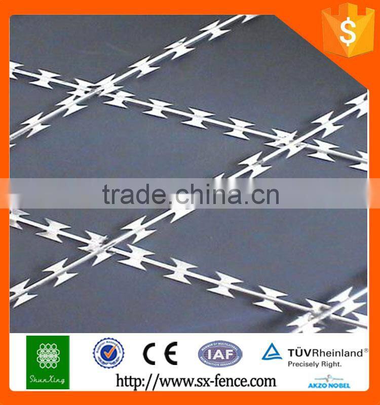 Antique Barbed Wire for sale/Metal Razor Barbed/concertina razor barbed wire with pallet