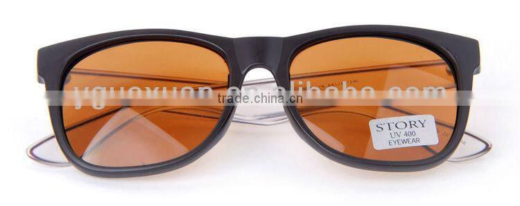 FDA CE Certification Transparent temple Custom Logo Sunglasses own logo sunglasses