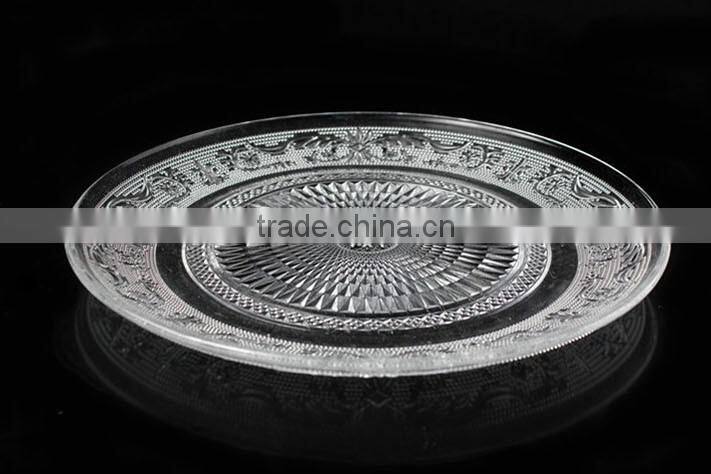 clear glass plate rack set