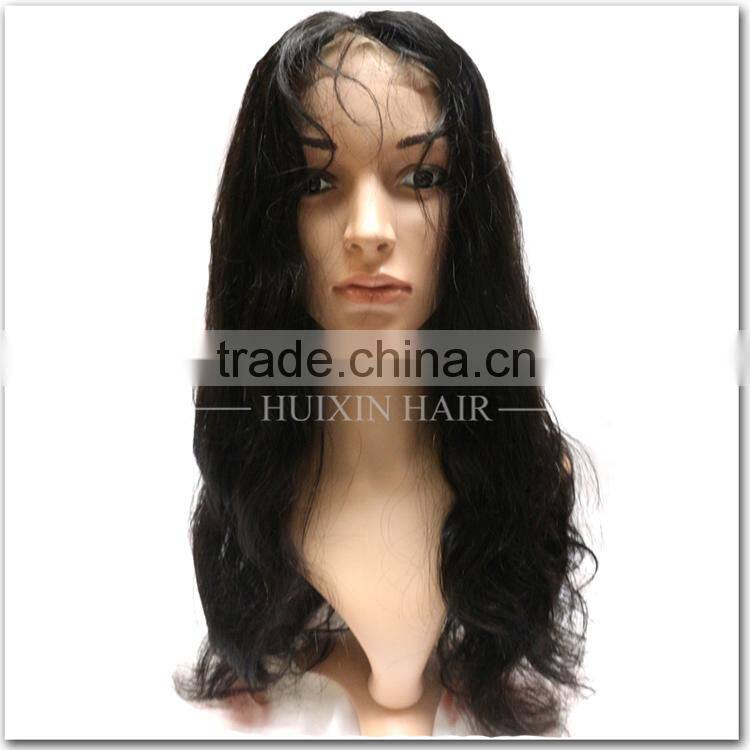 2016 Online shopping human hair wigs shedding and tangle free peruvian hair