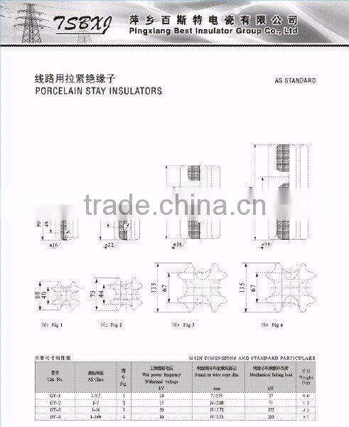 76mm creepage Strain Insulator
